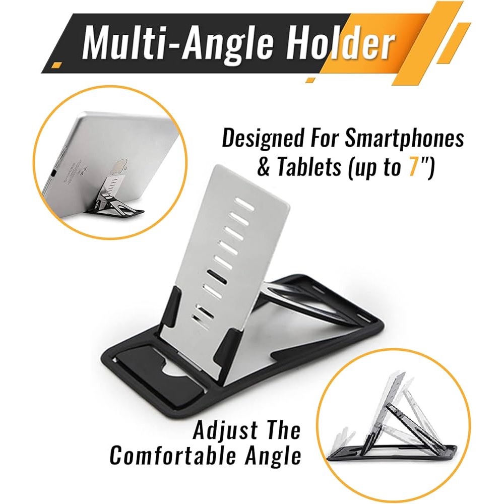 極致纖薄·卡片式 手機架·鋁合金·超薄設計攜帶方便-細節圖4