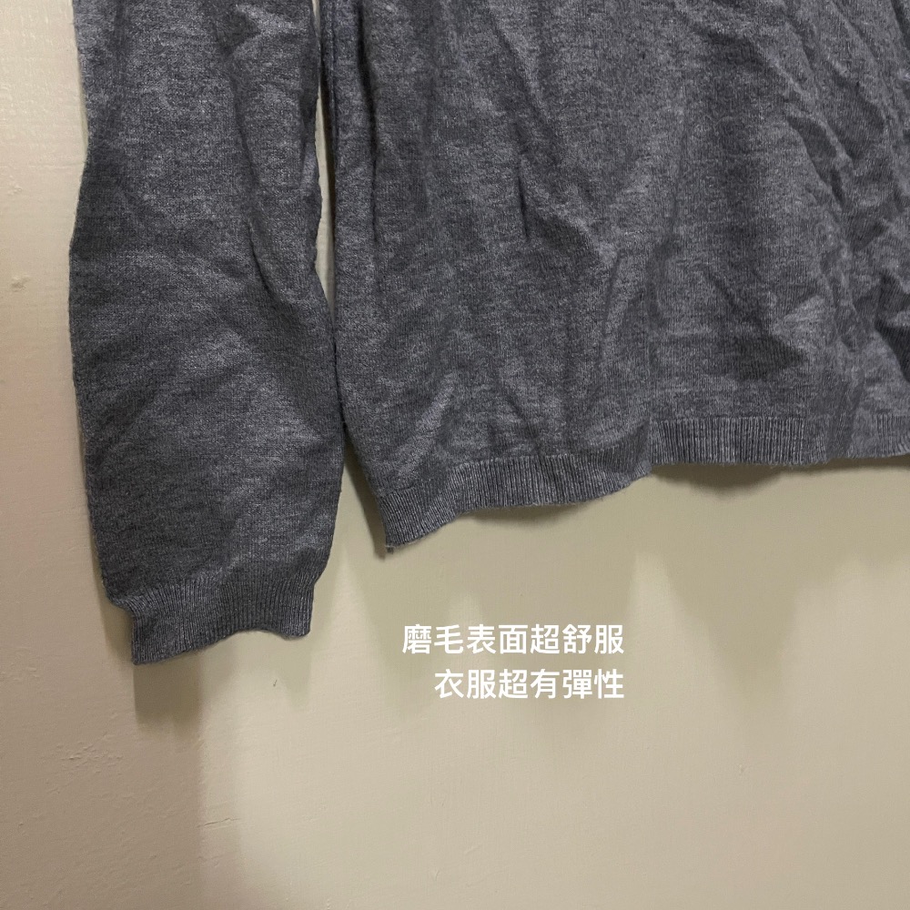 全新 韓國V領細磨軟毛上衣-細節圖5