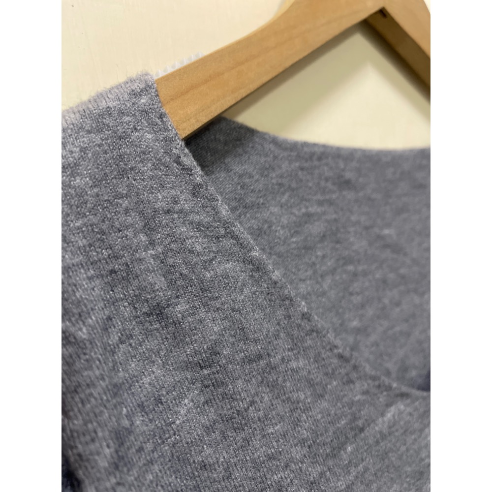 全新 韓國V領細磨軟毛上衣-細節圖7