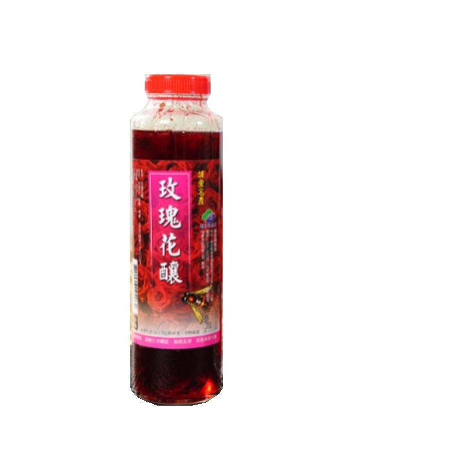 埔里鎮農會 玫瑰花釀 桂花釀 玫瑰花茶 抹醬 果醬  百香果汁 蔓越莓汁 食用玫瑰花瓣 食用花 桂花蜜 玫瑰花瓣-細節圖2