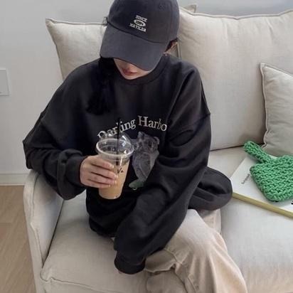 (現貨) 正韓 無尾熊 大學T  長袖上衣 韓國代購 🐨-細節圖2