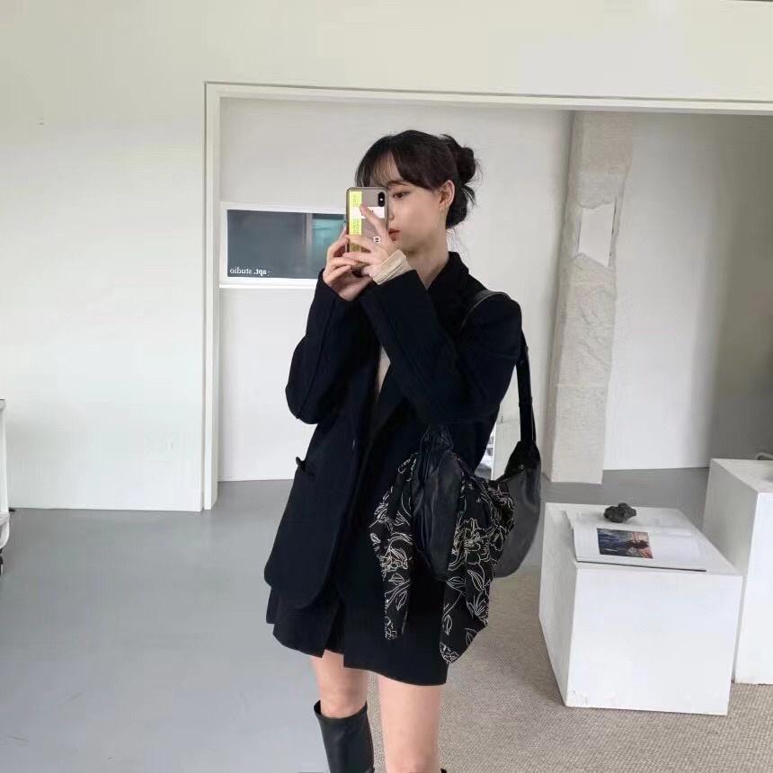 (現貨) 正韓🇰🇷 bucks&leather 斜跨餃子包 設計師品牌 羊皮  側肩背包-細節圖5