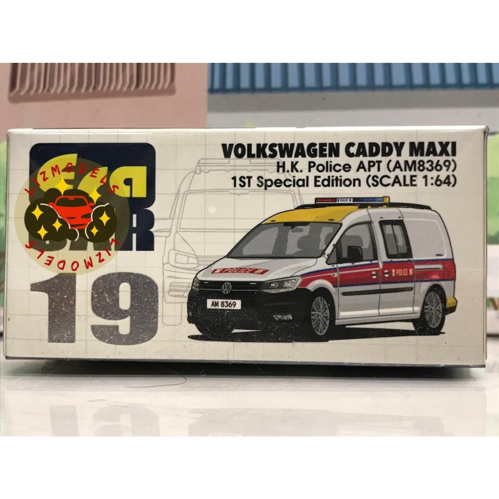 🔅里氏模型車 雙11特價 Era Car 1/64 VW Caddy 福斯 計程車 白色 合金模型車-細節圖6