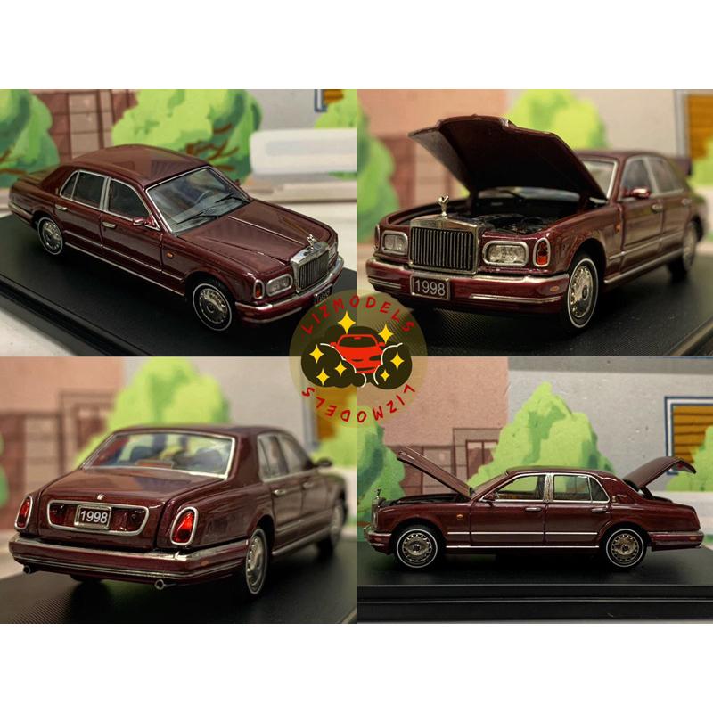 🔅里氏模型車 GFCC 1/64 1998 勞斯萊斯 Rolls Royce 引擎 後車廂 可開 老車 銀刺 銀靈-細節圖5