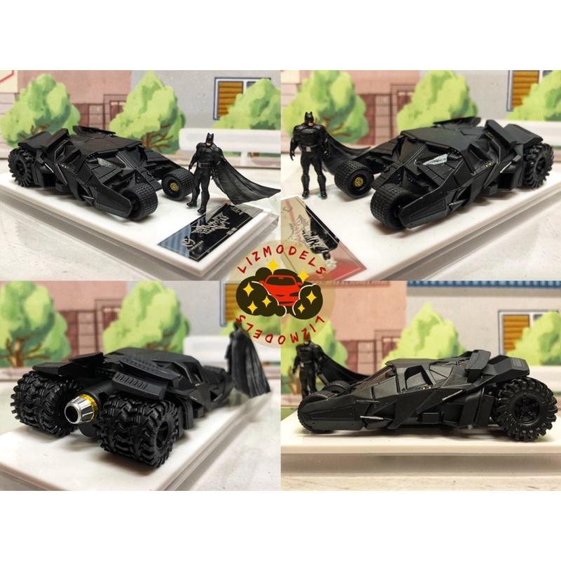 🔅里氏模型車 TM 1/64 DC Batman 蝙蝠俠 蝙蝠車 人偶 高譚市 樹酯車 輪胎不可轉 英雄 超人-細節圖3