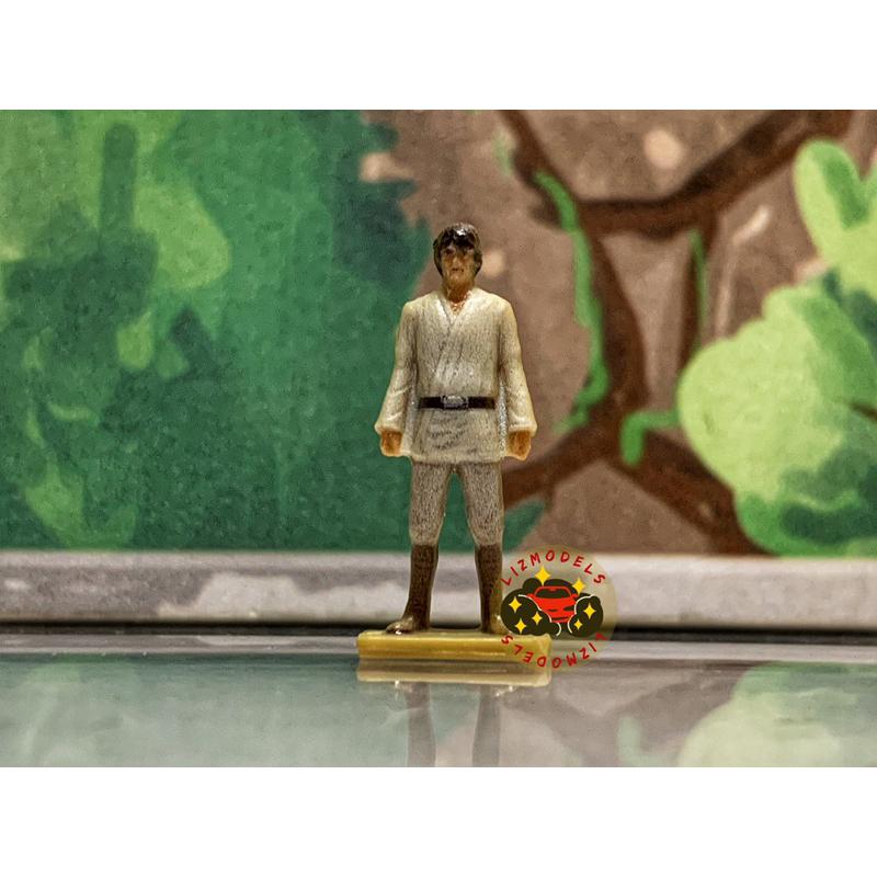 🔅里氏模型 迪士尼 1/64 星際大戰 正版 黑武士 STAR WARS 微縮 人偶 千年鷹號 太空船 Tomica-細節圖4