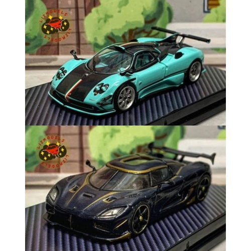 🔅里氏模型車 稀有絕版 TARMAC 1/64 柯尼賽克 風神 帕加尼 Koenigsegg Agera Pagani