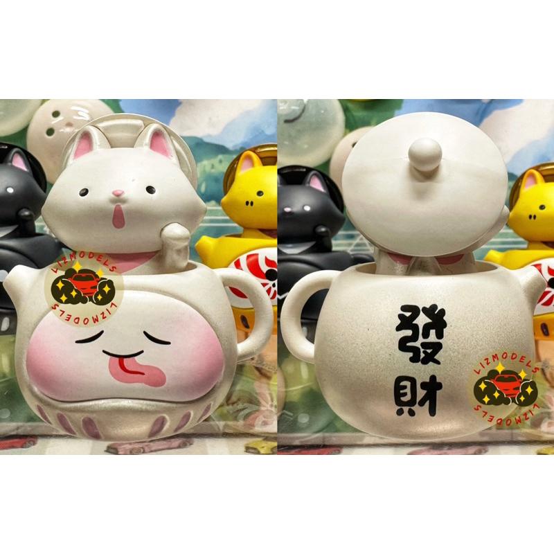 🔅里氏模型 Jinart 黑白日常 茶狐達摩 特別版 展會版 隱藏版 閻羅王 彩虹琉璃 彩透 達摩 盲盒 扭蛋 盒玩-細節圖5