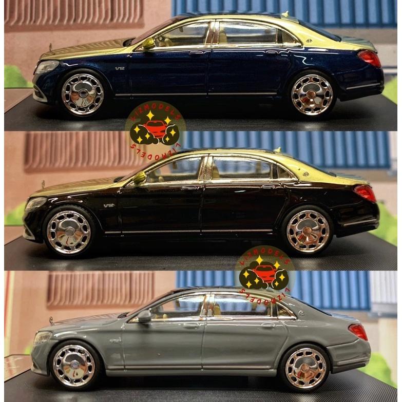 🔅里氏模型車 Master 1/64 賓士 邁巴赫 Mercedes Benz Maybach S-Class 模型車-細節圖2