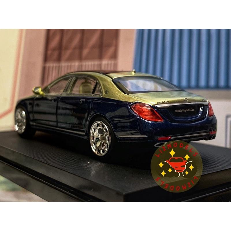 🔅里氏模型車 Master 1/64 賓士 邁巴赫 Mercedes Benz Maybach S-Class 模型車-細節圖4