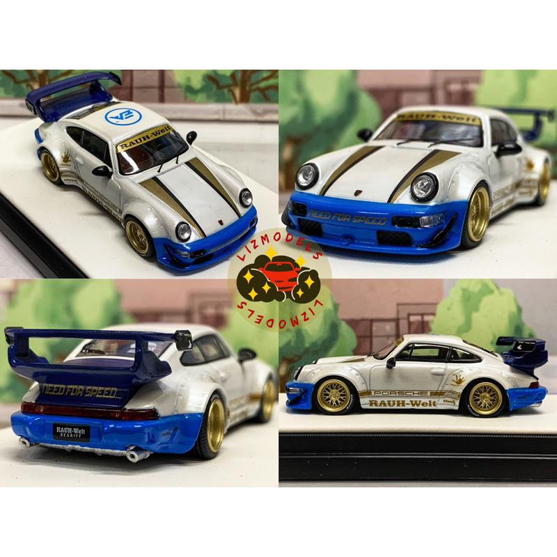 🔅里氏模型車 TM 1/64 保時捷 Porsche 964 利曼 24小時 百年勒芒 911 模型車 Mini gt-細節圖3