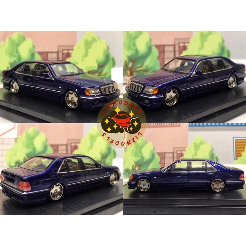 🔅里氏模型車 Street Weapon 1/64 賓士 Mercedes-Benz W140 虎頭奔 Mini gt-細節圖2