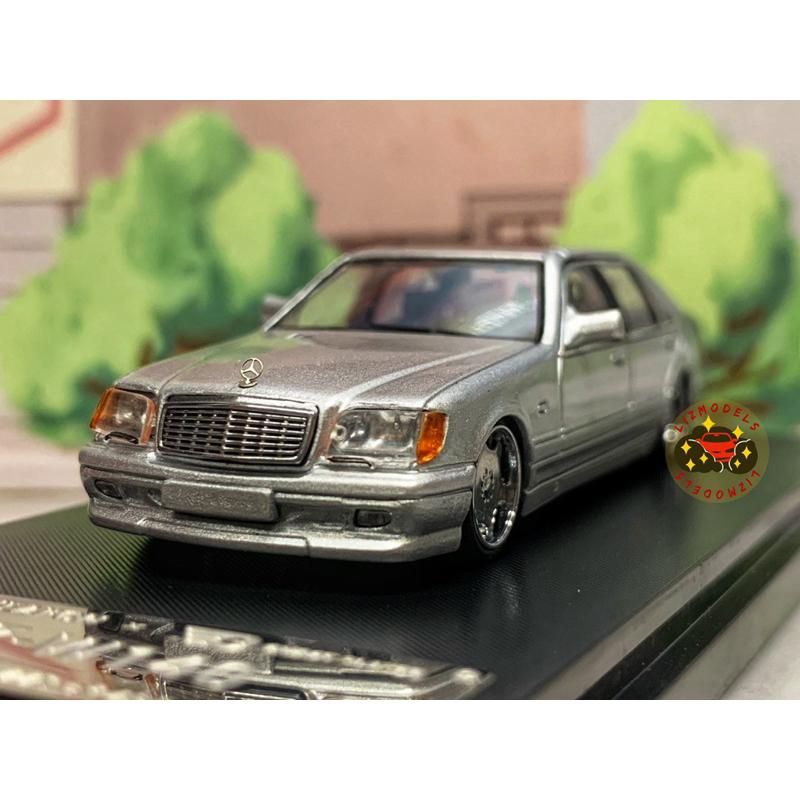 🔅里氏模型車 Street Weapon 1/64 賓士 Mercedes-Benz W140 虎頭奔 Mini gt-細節圖7