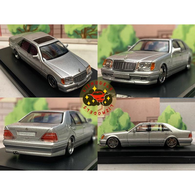 🔅里氏模型車 Street Weapon 1/64 賓士 Mercedes-Benz W140 虎頭奔 Mini gt-細節圖8