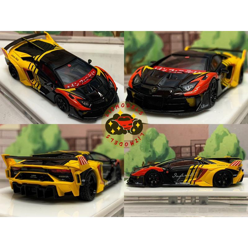 🔅里氏模型車 1/64 藍寶堅尼 Lamborghini Aventador Infinite Mini Gt 329-細節圖2