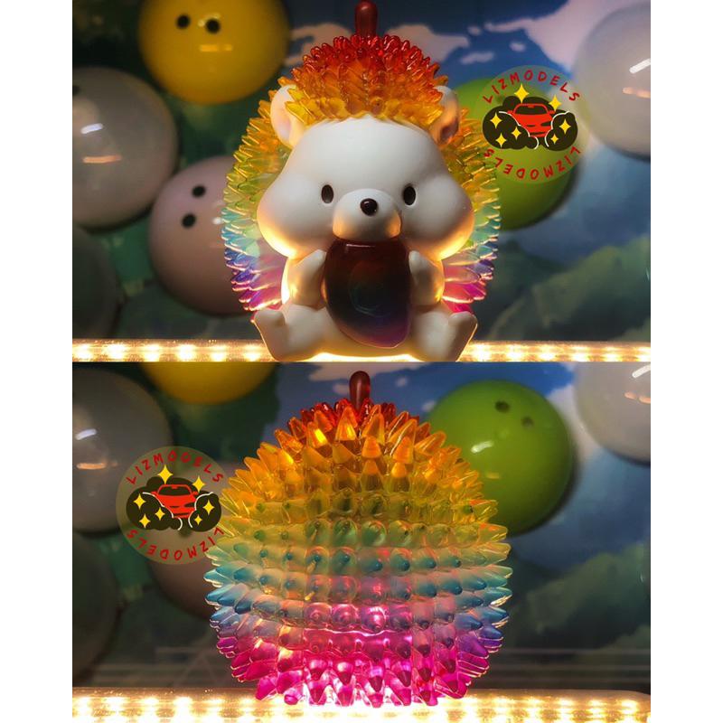 🔅里氏模型 Jinart 🦔 盒玩版 水果刺蝟 軟糖 一代 全系列 隱藏版 金榴槤 彩虹軟糖 金鳳梨 彩透 扭蛋 盲盒-細節圖2