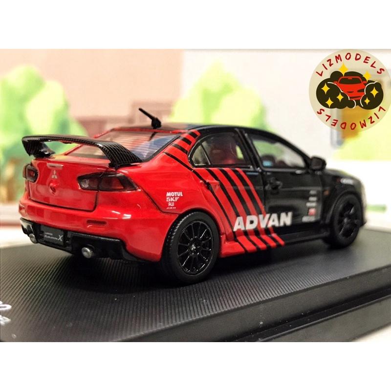 🔅里氏模型車 TM 1/64 Mitsubishi Lancer Evolution 三菱 EVO X 跑車 頭文字D-細節圖5
