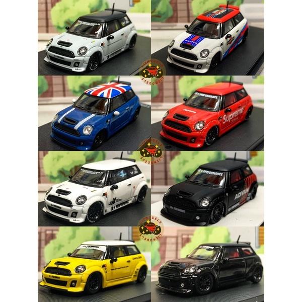 🔅里氏模型車TM 1/64 Mini Cooper LBWK 碳纖維戰鬥灰迷你BMW 合金模型