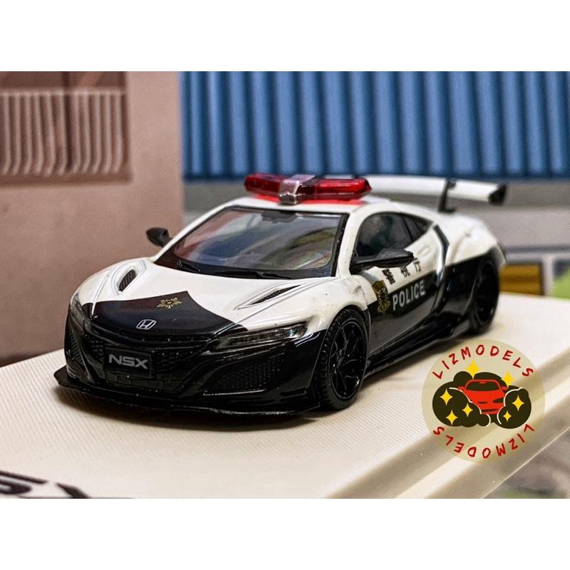🔅里氏模型車 TM 1/64 日本警車 Mazda Rx-7 Honda NSX 警車 合金模型車-細節圖4