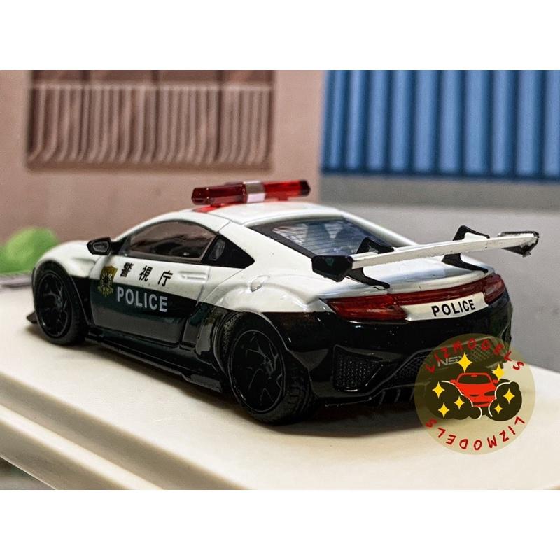🔅里氏模型車 TM 1/64 日本警車 Mazda Rx-7 Honda NSX 警車 合金模型車-細節圖5