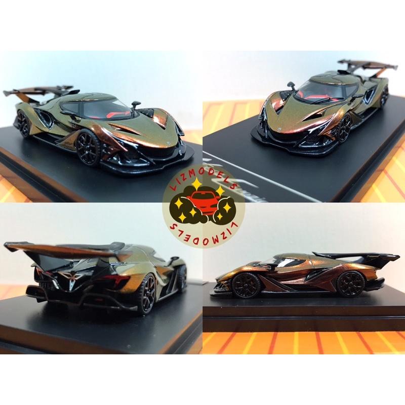 🔅里氏模型車 PEAKO64 1/64 APOLLO IE 阿波羅 碳纖維 玩命關頭 紫色 紅色 棕色 Peako樹脂車-細節圖3