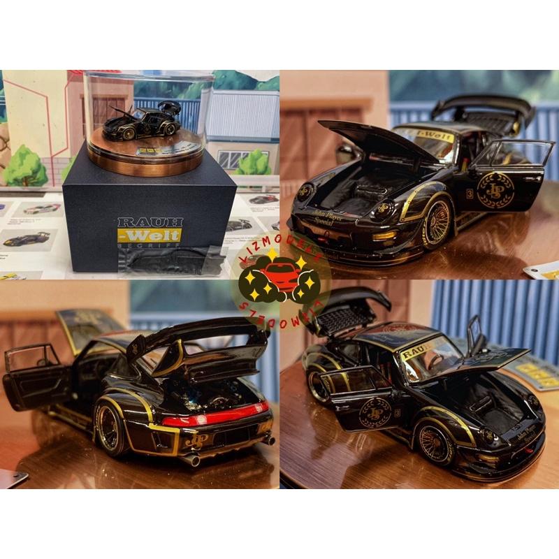 🔅里氏模型車 PGM 1/64 保時捷 全可開 PORSCHE 964 RWB 展示盒 911 Mini gt 粉豬-細節圖7