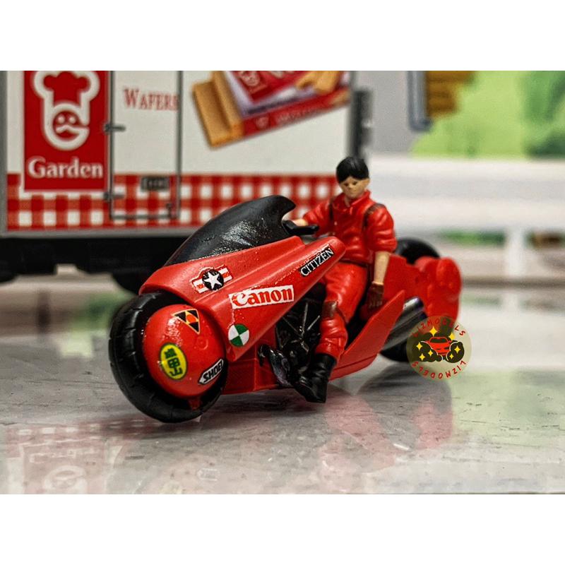 🔅里氏模型車 TM 1/64 AKIRA 阿基拉 重機 辣妹 機車 摩托車 人偶-細節圖2