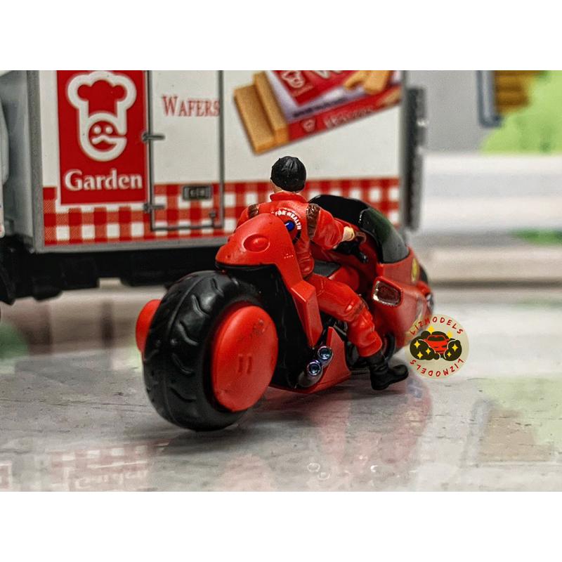 🔅里氏模型車 TM 1/64 AKIRA 阿基拉 重機 辣妹 機車 摩托車 人偶-細節圖3