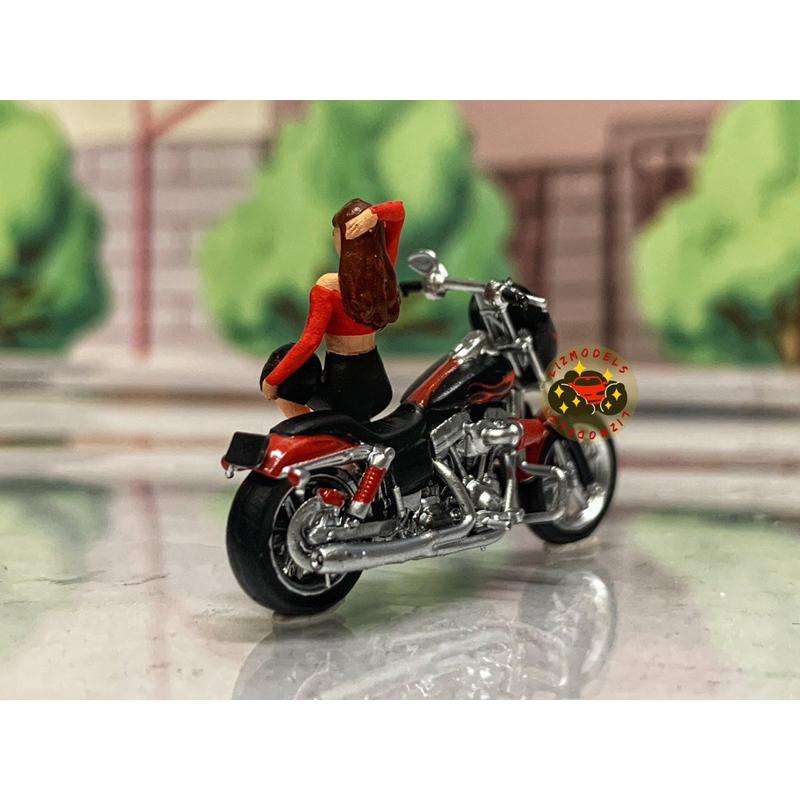 🔅里氏模型車 TM 1/64 AKIRA 阿基拉 重機 辣妹 機車 摩托車 人偶-細節圖6