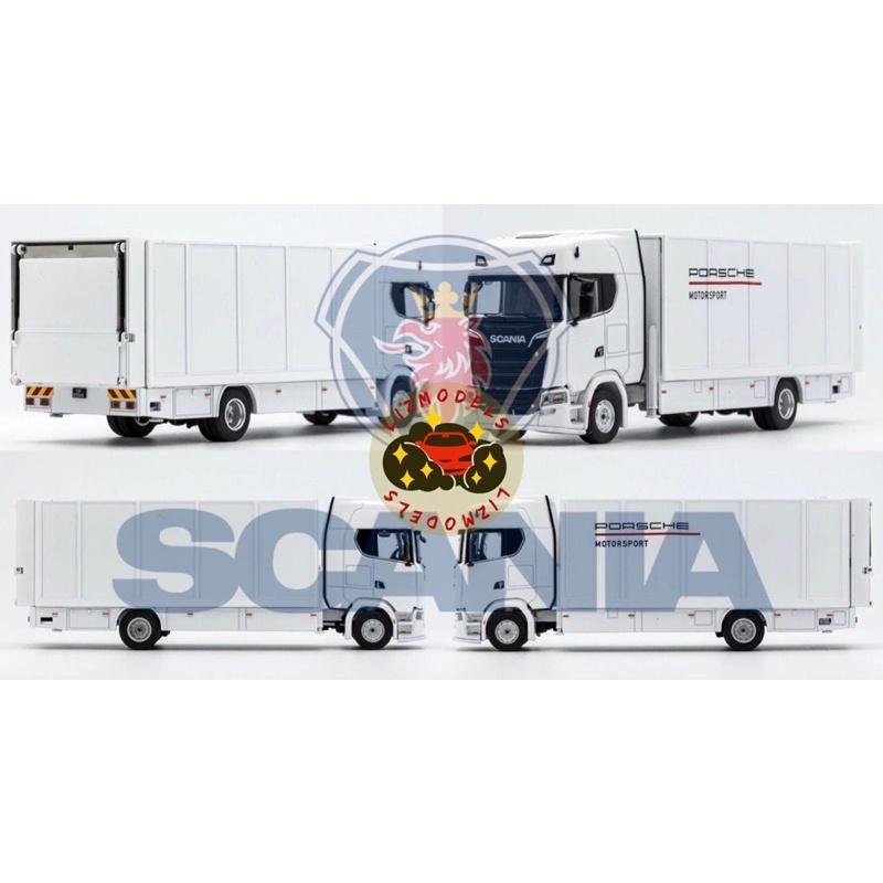 🔅里氏模型車 GCD 1/64 鷹頭獅身 ADVAN Scania 730S 鷗翼 汽車 運輸車 拖車 Supreme-細節圖2
