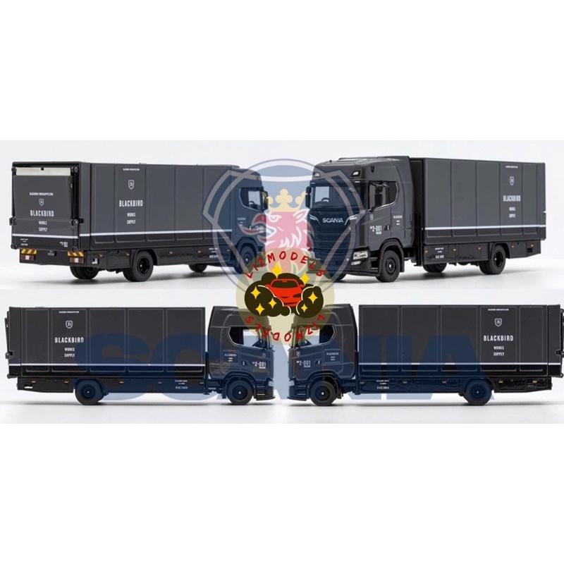 🔅里氏模型車 GCD 1/64 鷹頭獅身 ADVAN Scania 730S 鷗翼 汽車 運輸車 拖車 Supreme-細節圖4