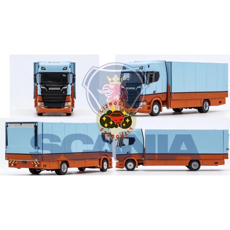 🔅里氏模型車 GCD 1/64 鷹頭獅身 ADVAN Scania 730S 鷗翼 汽車 運輸車 拖車 Supreme-細節圖5