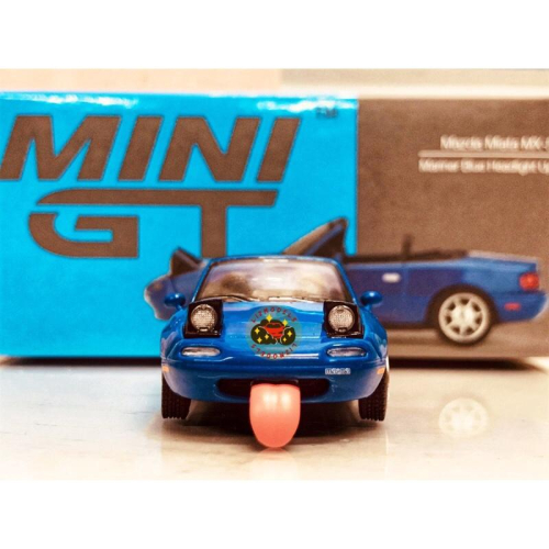 🔅里氏模型車 可加購👅舌頭 MINI GT 298 331 1/64 Mazda Miata MX-5 藍色 馬自達