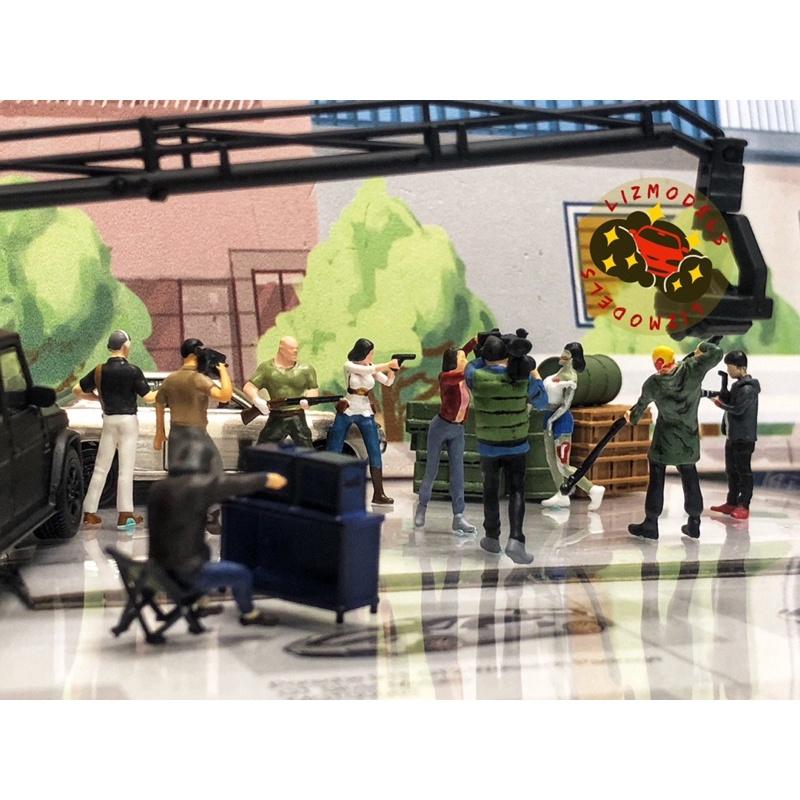 🔅里氏模型車 拓意 1/64 #157 攝影車 賓士 外景車 導演 攝影組 劇組 拍戲 G63 大G 場景 配件 人偶-細節圖3