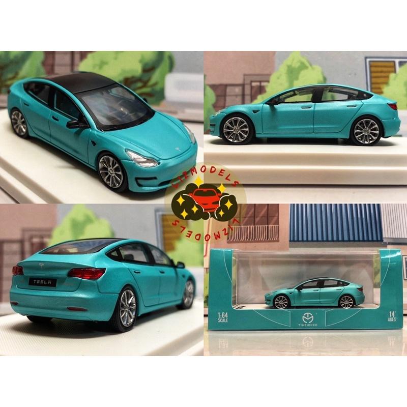 🔅里氏模型車 TM 1/64 特斯拉 Tesla model 3 白色 黑色 紅色 電動車 Time Micro 模型車-細節圖5