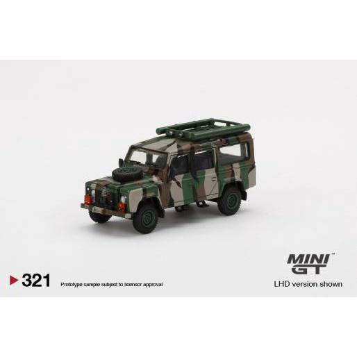 🔅里氏模型車 Mini Gt 路虎 Land Rover Defender 110 Malaysian 衛士 迷彩-細節圖2