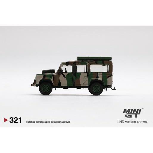 🔅里氏模型車 Mini Gt 路虎 Land Rover Defender 110 Malaysian 衛士 迷彩-細節圖4