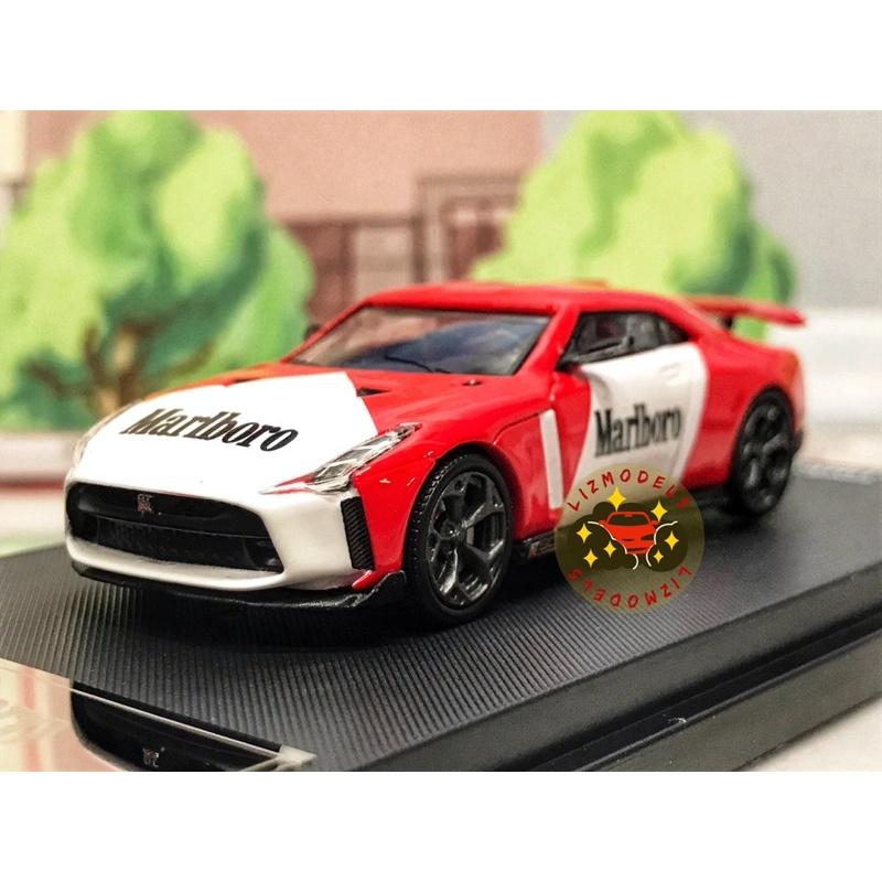 🔅里氏模型車 TM 1/64 Marlboro Toyota FJ Nissan GTR 萬寶路 合金模型車-細節圖4