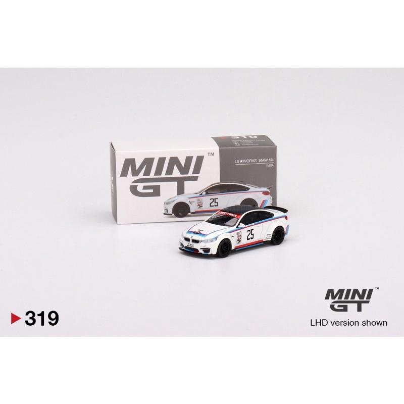 🔅里氏模型車 Mini GT 1/64 寶馬 BMW M4 306 319 美版吊卡 合金模型車-細節圖3