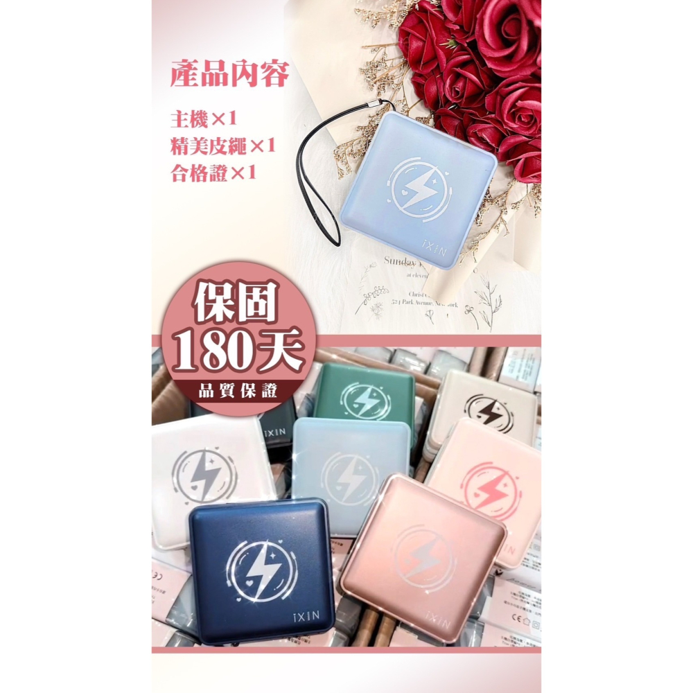 𝐢𝐗𝐈𝐍六合一行動電源 🔹買就送專用束口袋🔹 15000MAH 旅行必備行動充 大容量-細節圖11