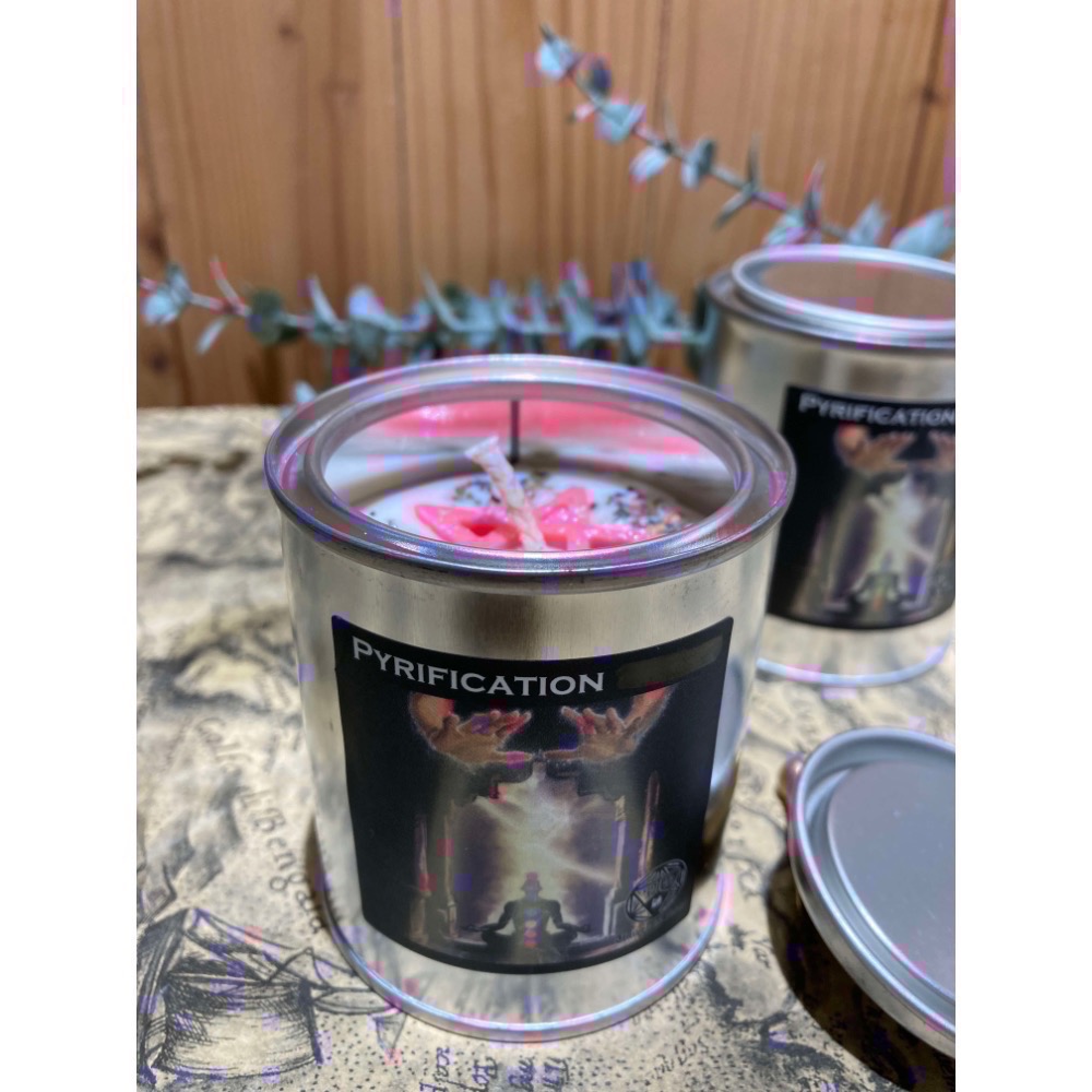 ✡️『💖宇宙鏈魔法商店』 經典罐裝魔法蠟燭-規格圖3