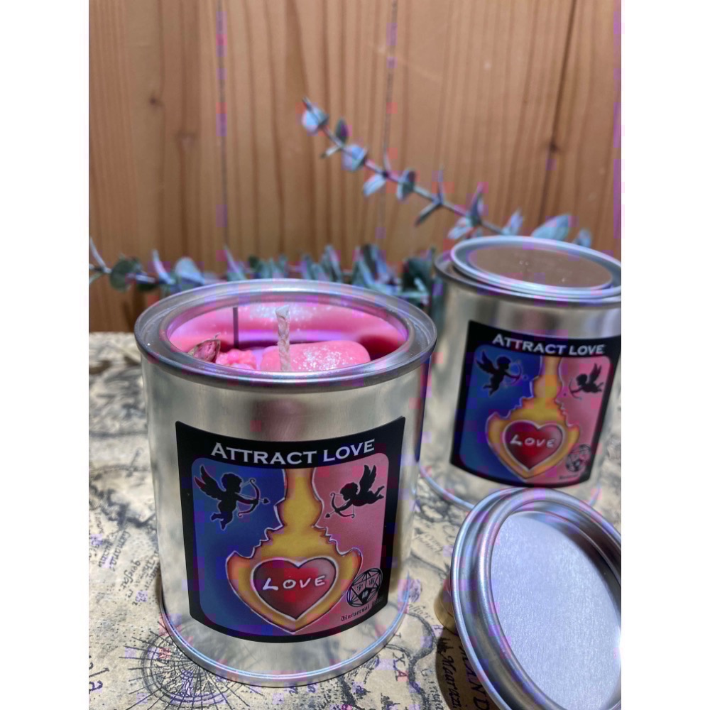 ✡️『💖宇宙鏈魔法商店』 經典罐裝魔法蠟燭-規格圖3