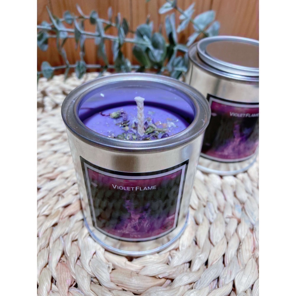 ✡️『💖宇宙鏈魔法商店』紫火魔法蠟燭-規格圖2