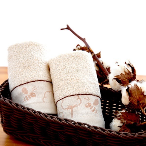 台灣興隆毛巾 蜜蜂棉花有機棉方巾(3條方巾 有機棉 有機棉浴巾 浴巾 雙股毛巾 加厚毛巾 台灣製毛巾 快乾吸水 台灣現貨-細節圖3