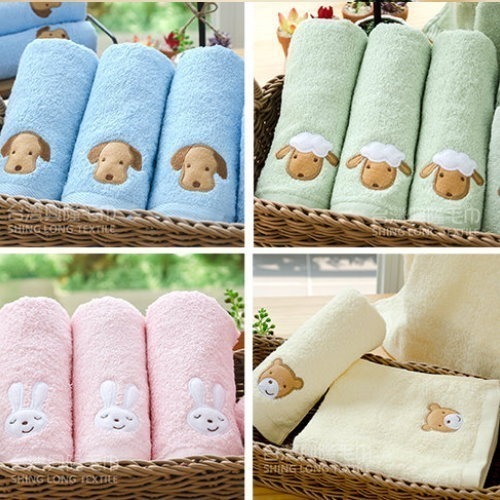 台灣興隆毛巾 素色繡花毛巾 12條(打裝) 毛巾 素色毛巾 繡花毛巾 純棉毛巾 快乾毛巾 吸水毛巾 台灣製毛巾 台灣現貨-細節圖2