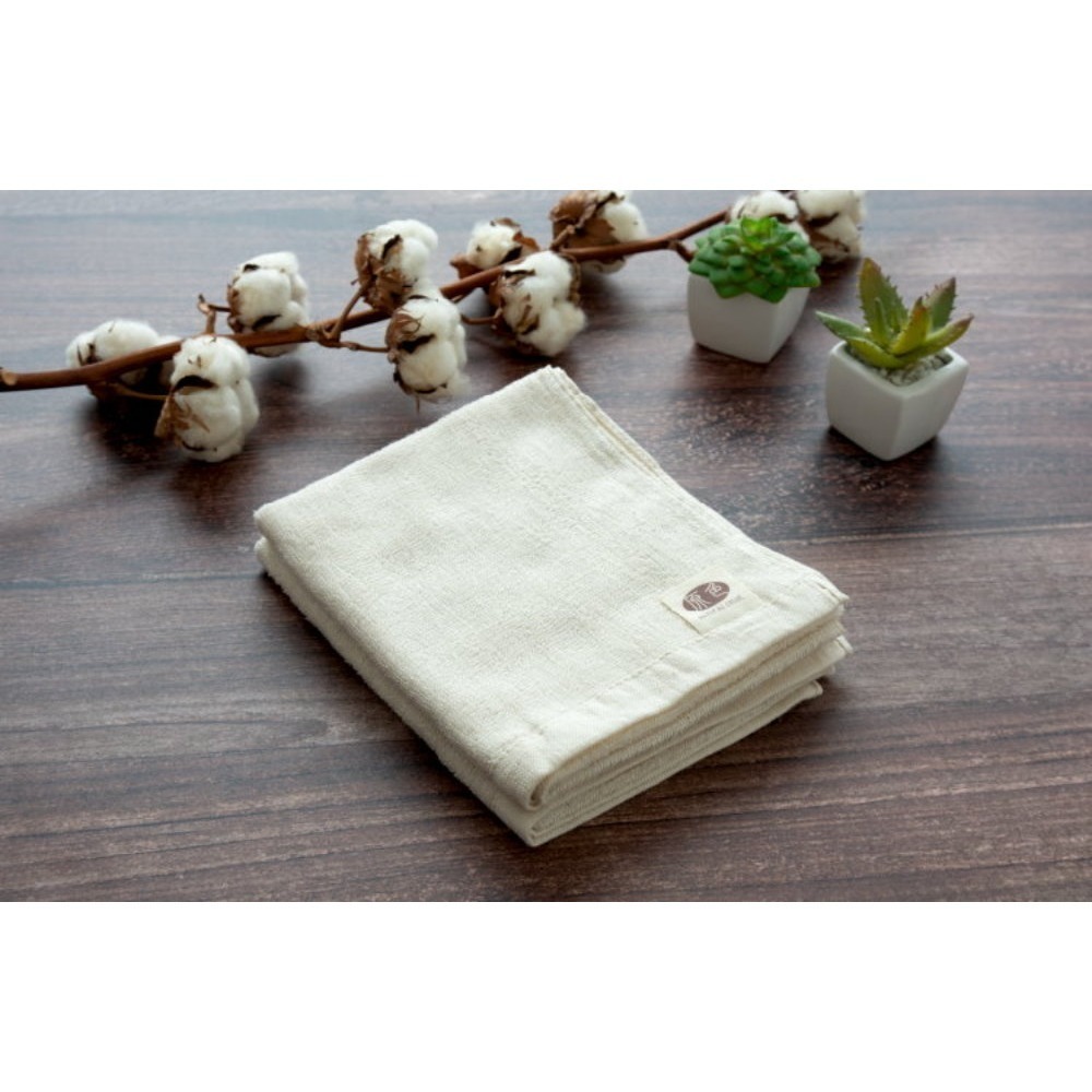 原色．原棉無染純棉毛巾 (6條毛巾組)【台灣興隆毛巾製】無染環保系列 輕薄易乾-細節圖3