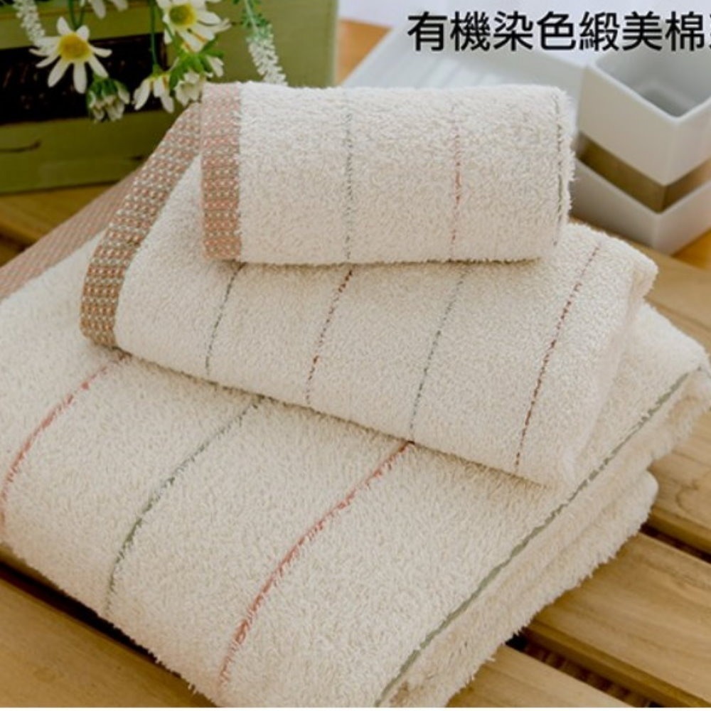 美國棉．植物有機染毛巾(2條毛巾組) 【台灣興隆毛巾製】-細節圖5