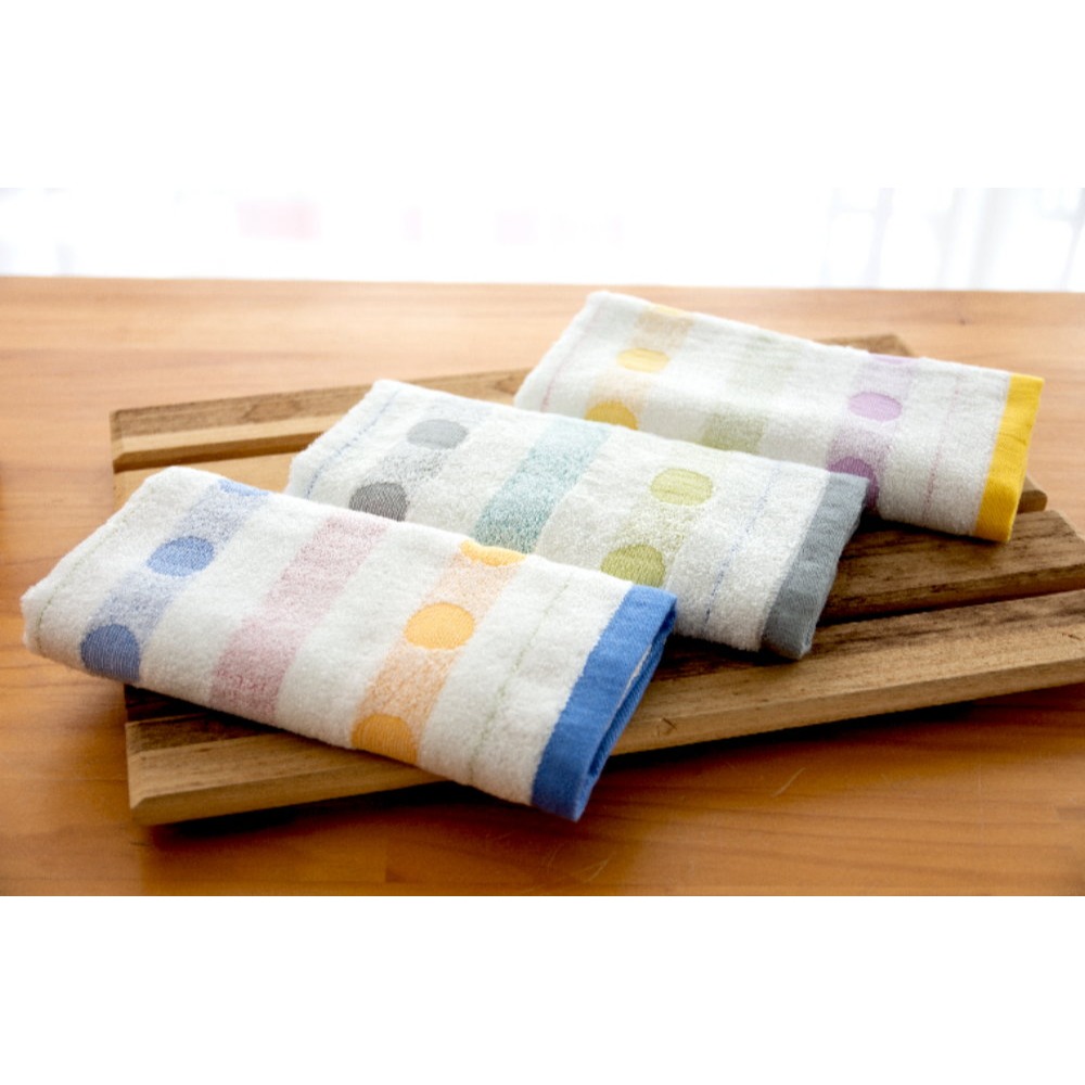 超強力擦髮巾-多彩圓點(2條毛巾組)【台灣興隆毛巾製】加長設計  瞬間吸水  易乾輕巧-細節圖3
