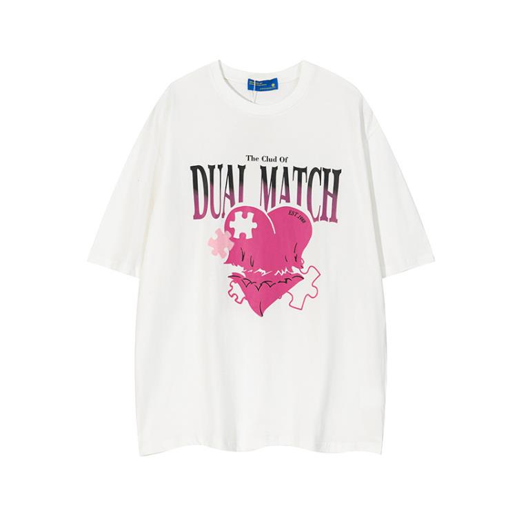 DM826 黑色 白色 S-XL 100%棉 | 2023春夏新品潮牌T恤短T-細節圖2