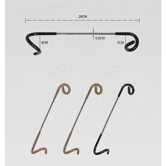 台灣現貨🇹🇼 24hr快速出貨🚀 豬尾巴夾型燈勾 燈勾 S型掛架 豬尾巴 S掛勾 多功能 掛鉤 鉤子 露營 帳篷-細節圖4
